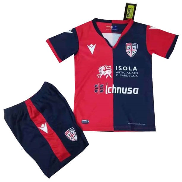 Camiseta Cagliari Calcio 1ª Kit Niño 2019 2020 Rojo